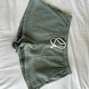 Aerie Olive Athletic Shorts